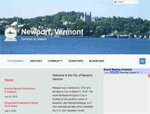 Tablet Screenshot of newportvermont.org